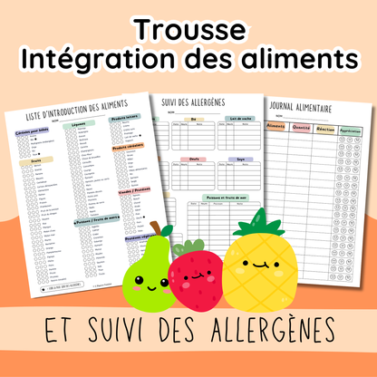 Trousse d'intégration des aliments
