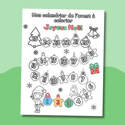 Ensemble d'activités de Noël pour les petits