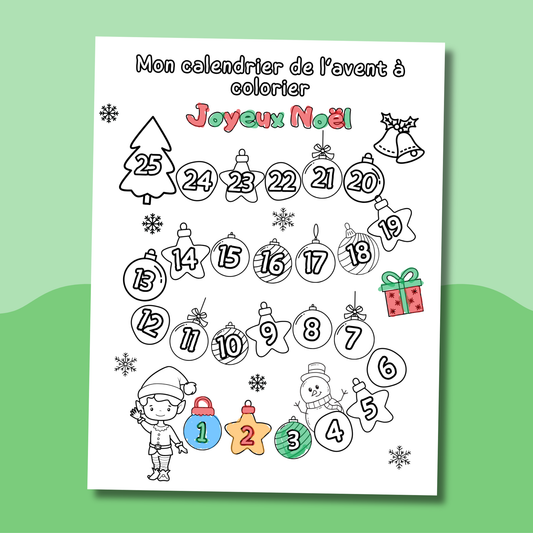 Ensemble d'activités de Noël pour les petits