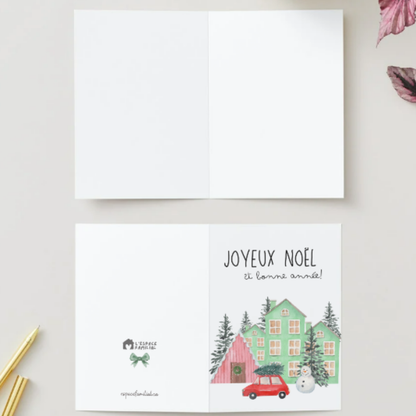 Lot de 15 cartes de Noël à imprimer