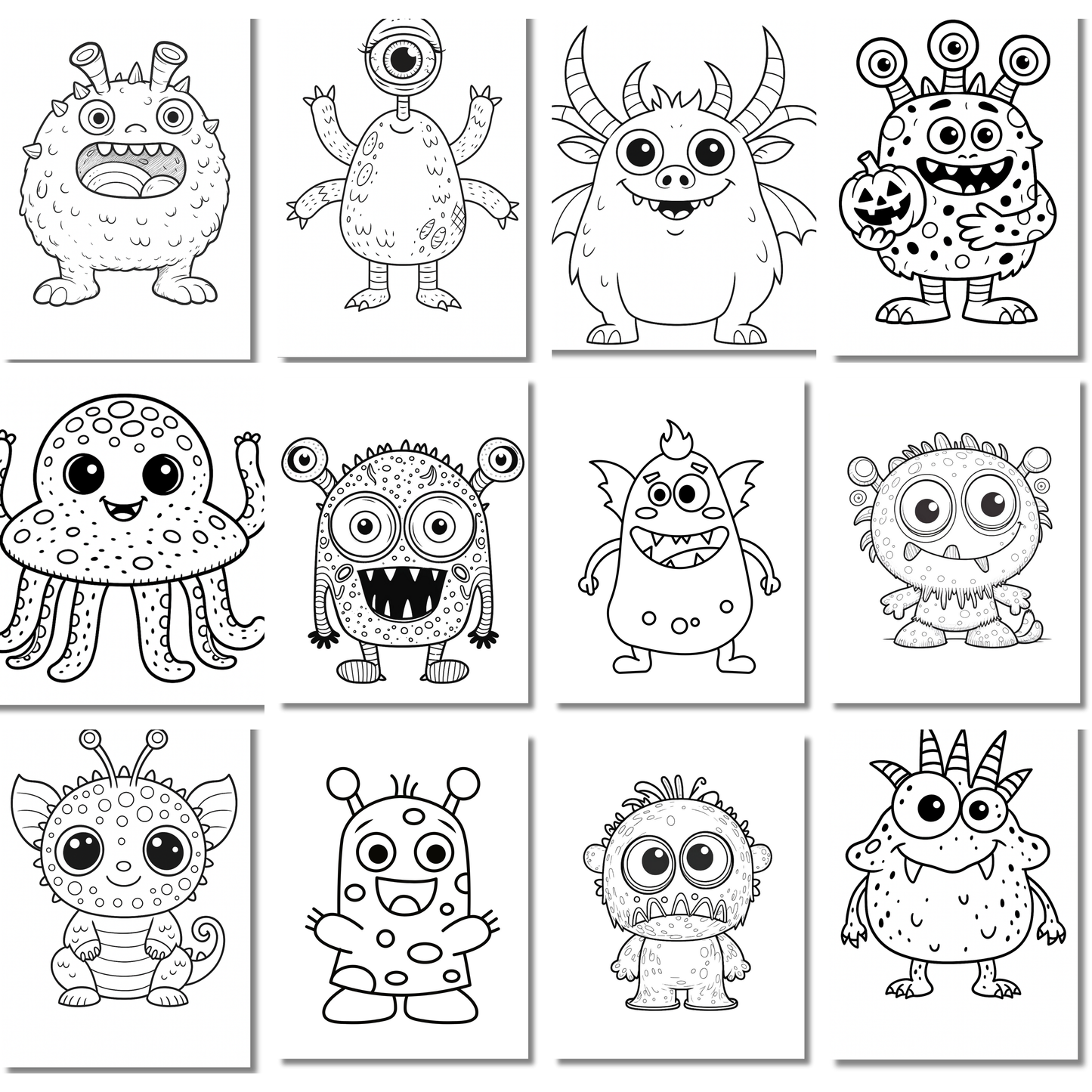 Grand ensemble d'activités d'halloween pour les petits