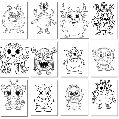 Grand ensemble d'activités d'halloween pour les petits