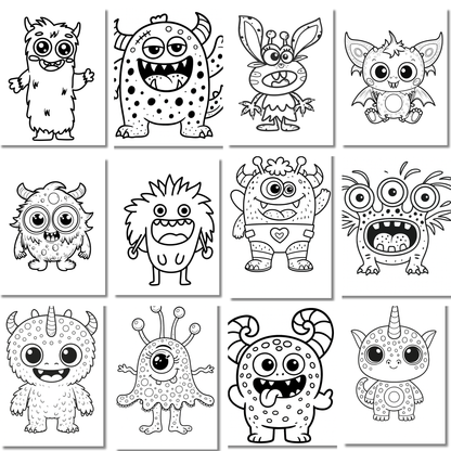 Grand ensemble d'activités d'halloween pour les petits